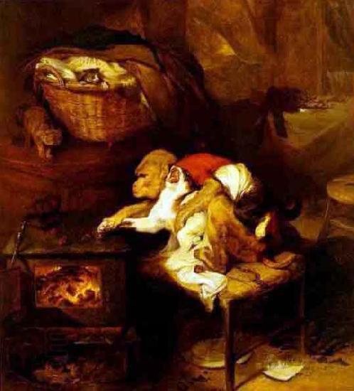 Sir Edwin Landseer The Cats Paw China oil painting art